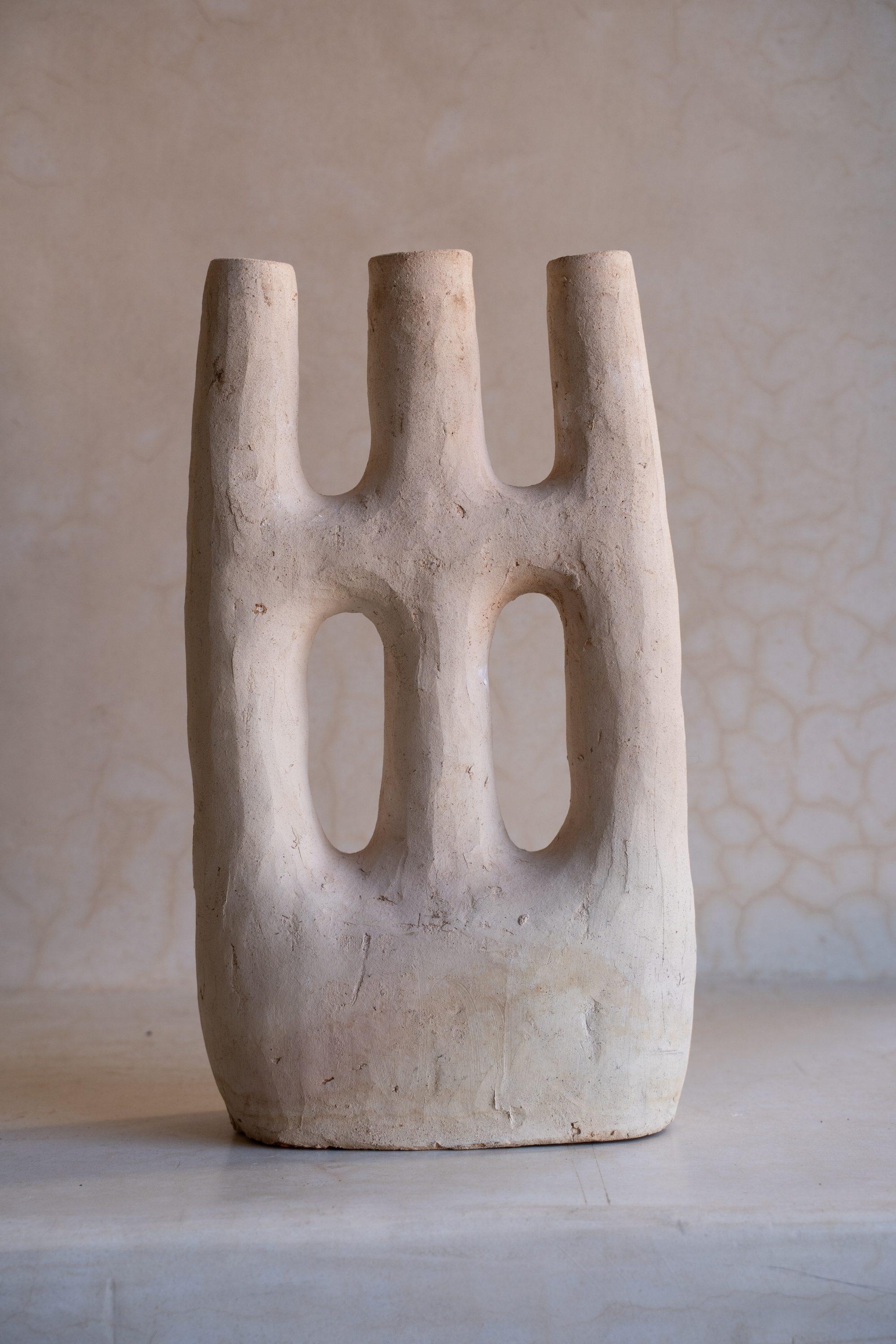 Handmade Ceramic Candlestick Tamgroute